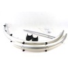 Skydelių komplektas Orion OR 26"x58mm nylon sidabrinis