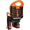 Galinė dviračio kėdutė Bellelli Tiger Clamp, juoda/oranžinė