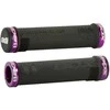 Vairo rankenėlės ODI Box Hex BMX 130mm Lock-On Bonus Pack Juodas-Juodas