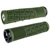 Vairo rankenėlės ODI Reflex v2.1 MTB Lock-on 135mm Baltas/Army žalias