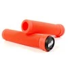Vairo rankenėlės ODI Soft Longneck BMX Flangless 143mm Fire red
