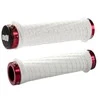 Vairo rankenėlės ODI Troy Lee Designs Signature MTB Lock-On Baltas su Raudona spaustukais