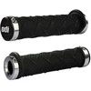 Vairo rankenėlės ODI X-Treme MTB Lock-On 130mm Bonus Pack Juodas/Juodas
