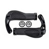 Vairo rankenėlės ProX GP-40B 135mm Ergo + Bar-Ends Lock-on juodas