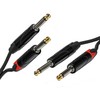 SOUND STATION QUALITY (SSQ) Jack SSQ JMJM3 – kabelis 2x lizdas mono, 6,3 mm - 2x lizdas mono, 6,3 mm, 3 m