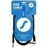 sound station quality (ssq) SSQ JMPJMK1 SS-1439 Cable Jack Mono - Jack Mono (90 degree angle) 1 m Juodas