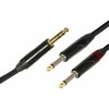 SOUND STATION QUALITY (SSQ) Garso stoties kokybė (ssq) SSQ JSJM1 SS-1452 Kabelis su stereo jungtimi - 2 mono jungtimis, 1 m Juodas