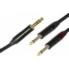 Garso stoties kokybė (ssq) SSQ JSJM2 SS-1453 Kabelis su stereo jungtimi - 2x mono jungtimi, 2 m Juodas