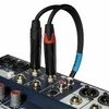 Garso stoties kokybė (ssq) SSQ JSJM2 SS-1453 Kabelis su stereo jungtimi - 2x mono jungtimi, 2 m Juodas