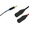 SOUND STATION QUALITY (SSQ) SSQ MIXLR1 SS-1816 Kabelio lizdas Stereo 3,5 mm - 2x XLR 1 m Juodas