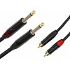 SOUND STATION QUALITY (SSQ) Garso stoties kokybė (ssq) SSQ RCAJM1 SS-1427 Kabelis 2x RCA - 2x Jack Mono 6,3 mm 1 m Juodas