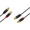 Garso stoties kokybė (ssq) SSQ RCARCA2 SS-1432 Kabelis 2x RCA - 2x RCA 2 m Juodas