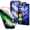LCD apsauginis stikliukas (2 vnt.) su aplikatoriumi 3mk Hardy Hardura 9H Samsung S942 S26 juodas