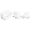 Belkin BOOST Charge 100W USB-C įkroviklis 2xUSB-C/1xA WCH016hqWH