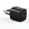 „Evelatus“ USB-A ir USB-C 30 W maks. / ES įkroviklis Juodas
