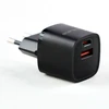 Įkroviklis Evelatus USB-A ir USB-C adapteris 30W Max / ES įkroviklis Juodas (ETC07BK)