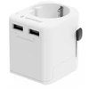 „Gembird“ ES–universalus kelioninis maitinimo adapteris, 12 W | TPA-EU2A12-01-W | 5 V