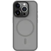 Dėklas iLike Connect Hibrīda Magnētiskā Lieta iPhone 15 Pro PC + TPU Dubultslāņu MagSafe Saderīgs Šokizturīgs Dizains Sudraba