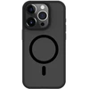 Dėklas iLike Connect hibrīdā magnētiskā vāciņš iPhone 15 Pro Max PC + TPU divslāņu MagSafe saderīgs triecienizturīgs dizains melnā krāsā