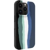 Back cover Evelatus Apple iPhone 16 Pro Max Multi-Colored Silikoninis dėklas With MagSafe Aura Mėlyna