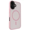 Evelatus iPhone 16 hibrīdais apvalks MagSafe PC + TPU rozā