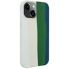 Dėklas Evelatus Apple iPhone 14 Silicone case Multi-Colored Žalias