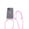 Dėklas Evelatus Apple iPhone X/XS Case with rope Stripes Rožinė Transparent