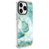 Dėklas Evelatus Apple iPhone 15 Pro PC+TPU With MagSafe Customized Print Mėlyna Marble