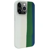 Dėklas Evelatus Apple iPhone 14 Pro Silicone case Multi-Colored Žalias