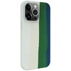 Dėklas Evelatus Apple iPhone 14 Pro Silicone case Multi-Colored Žalias