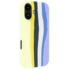 Aizmugurējais vāciņš Evelatus Apple iPhone 16 Multi-Colored Silikoninis dėklas With MagSafe Crimson Baltas 4752192091651 EVE16MULTISSSA (4752192091651)