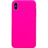 Evelatus Apple iPhone XR Premium Soft Touch Silikoninis dėklas Hot Rožinė
