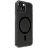 Dėklas Evelatus Apple iPhone 15 Clear Case With MagSafe and Camera Protection Transparent Juodas