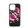 Evelatus Apple iPhone 14 Pro Odinis dėklas Zipper Design Flower Juodas