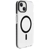 Evelatus Apple iPhone 15 Plus Clear Case PC+TPU With MagSafe Transparent Juodas