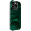 Dėklas Evelatus Apple iPhone 15 Pro Max PC Customized Print Design Marble Žalias