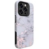 Dėklas Evelatus Apple iPhone 15 Pro Max Armor case TPU+PC Customized Print Design Marble Sidabrinis