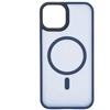 Dėklas Evelatus Apple iPhone 13 Pro Max Hybrid Case With MagSafe PC+TPU Mėlyna
