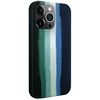 Dėklas Evelatus Apple iPhone 15 Pro Max Silicone case Multi-Colored Žalias