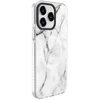 Dėklas Evelatus iPhone 15 Pro Max PC+TPU ar MagSafe pielāgotu marmora baltu druku