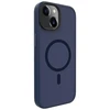 Dėklas Evelatus Apple iPhone 15 Plus Hybird Case With Magsafe PC+TPU Dark Mėlyna