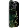Dėklas Evelatus Apple iPhone 15 Pro PC Customized Print Design Marble Dark Žalias