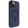 Dėklas Evelatus Apple iPhone 15 Plus Hybird Case With Magsafe PC+TPU Dark Mėlyna
