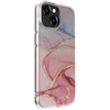 Dėklas Evelatus Apple iPhone 15 Plus PC Customized Print Design Marble Rožinė