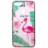 Dėklas Evelatus Huawei Y6 2018 Picture Glass Case Flamingo Party