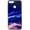 Dėklas Evelatus Huawei Y6 2018 Picture Glass Case Starry Night