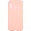 Aizmugurējais vāciņš Evelatus Samsung A20e Soft Touch Silikoninis dėklas with Strap Rožinė 4752192029852 ESA20ESTSCWSP (4752192029852)