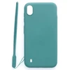 Evelatus Samsung Galaxy A10 Soft Touch Silikoninis dėklas with Strap Mėlyna