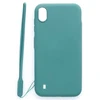 Evelatus Samsung Galaxy A10 Soft Touch Silikoninis dėklas with Strap Mėlyna