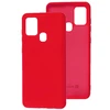 Evelatus Samsung Galaxy A21s Nano Silikoninis dėklas Soft Touch TPU Raudona